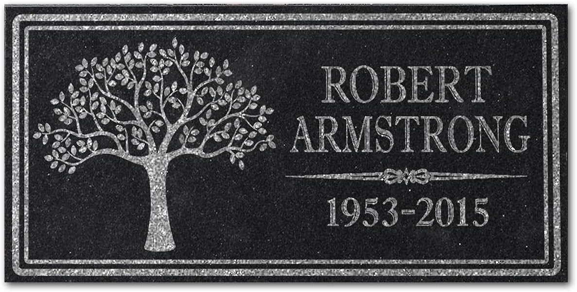 Hardscaping Materials - In Loving Memory Personalized Granite Memorial Stone Sympathy Remembrance of Dad Mom Child