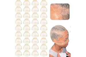 Z-CHARMMY Sheer HD Wig Caps for Lace Front Wig, 36 Pieces Non Slip Bald Stocking Caps for Women, Wig Accessories for Women, B