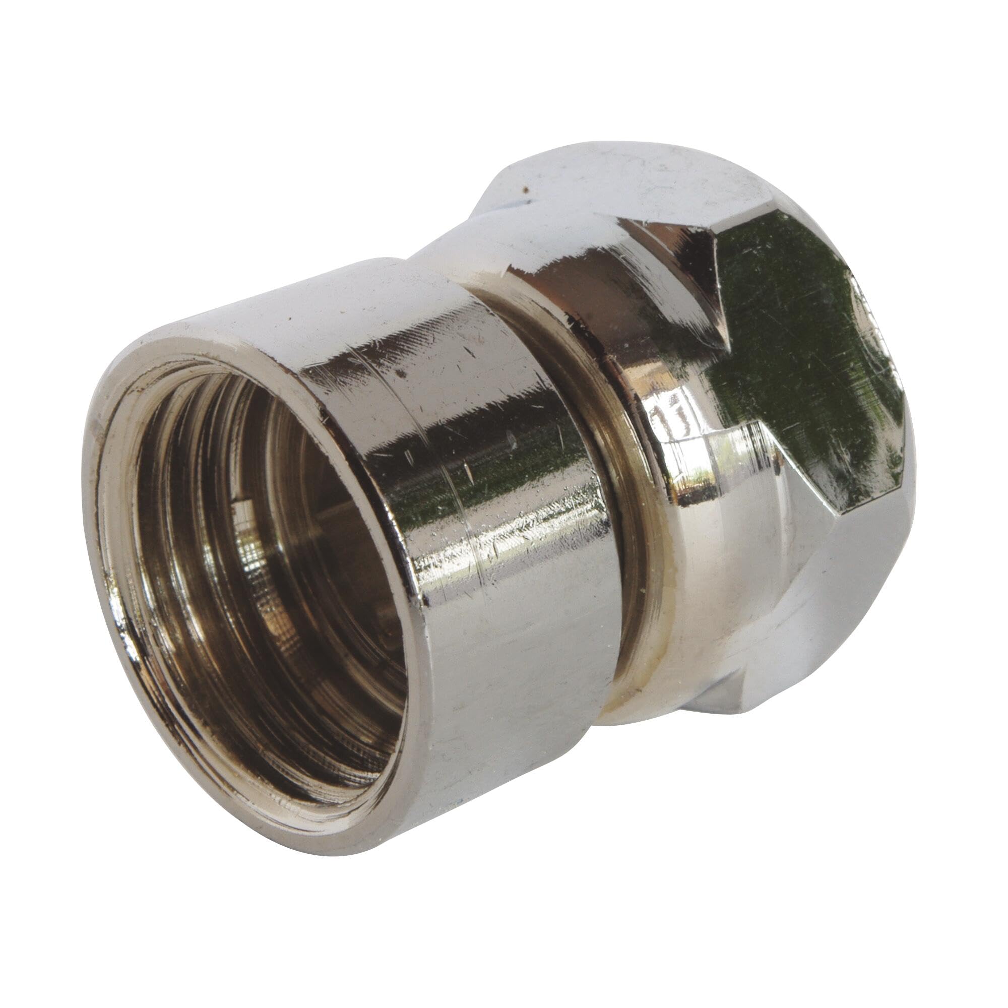 Somatherm C544 2 Connectors Straight Convicting Nut F15/21 Nut 15/21, Grey