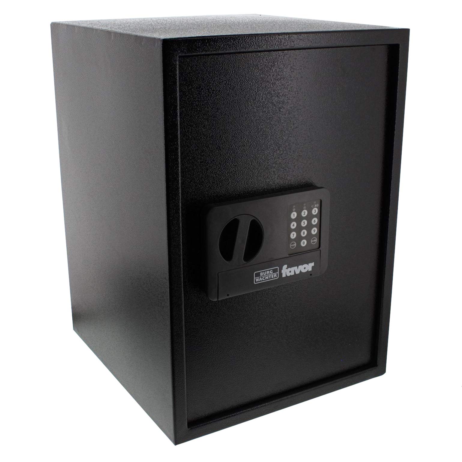 BURG-WÄCHTER Favor S9 E Home Safe, Electronic Combination Lock incl. Batteries, Self-Programmable, Black