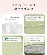 Nuliie Pregnancy Pillow U Shaped Full Body with Cooling Cover view 6