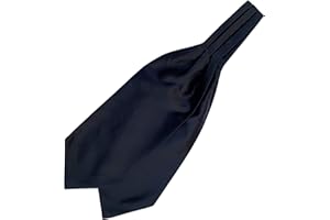 Elfeves Men's Paisley Floral 100% Silk Cravat Ties Hademade Formal Jacquard Woven Ascot