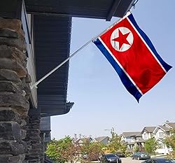 rhungift North Korea Flag Large 3x5