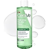 CeraVe Hydrating Micellar Water, Facial Cleanser &amp; Makeup Remover, 13oz | Removes Makeup and Hydrates For 24h with Hyaluronic Acid and Ceramides, Alcohol-Free and Fragrance-Free For Sensitive Skin