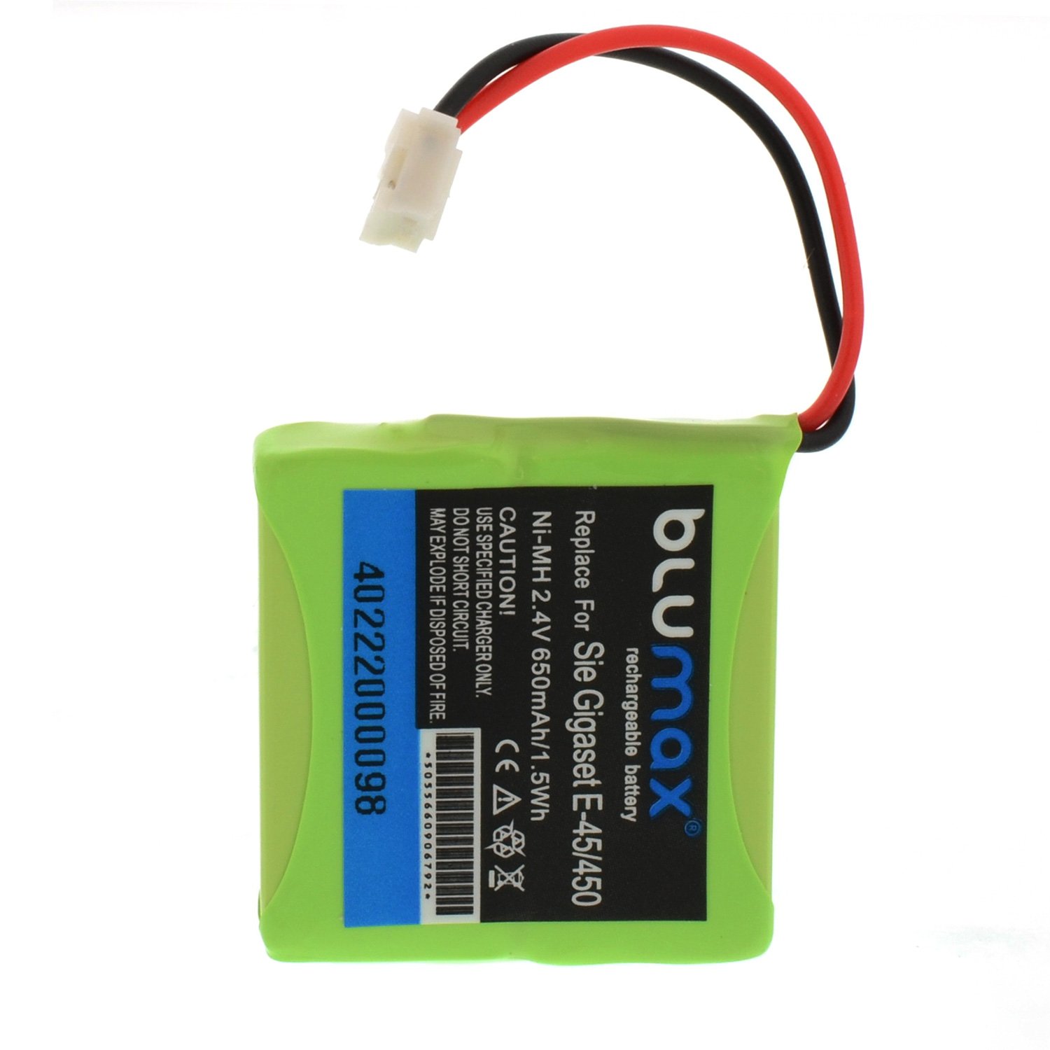 Blumax V30145-K1310-X382 Ni-MH Battery 650 mAh for Siemens Gigaset E455 / ECO E-45 / E-450 / E-455