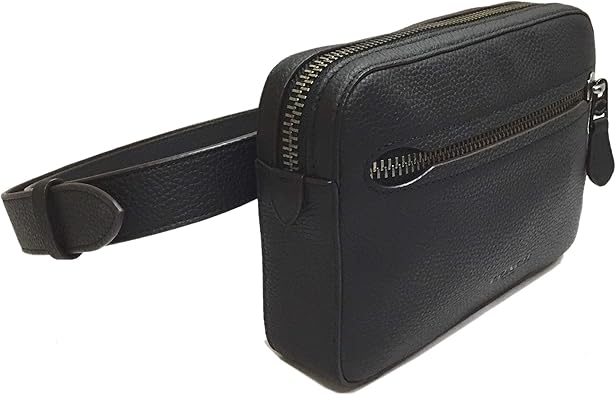 Amazon コーチ Coach バッグ メンズ ウエストバッグ Qb Bk メトロポリタン ソフト ベルト バッグ 斜め掛け レザー ショルダーバッグ ブラック 並行輸入品 ボディバッグ ワンショルダー
