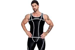 AMORESY Uranus series autumn spandex tight sports hurdle vest men's high elastic sweat-absorbent running breathable（517）