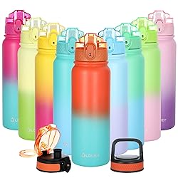 OLDLEY Insulated Water Bottle with Straw 20oz