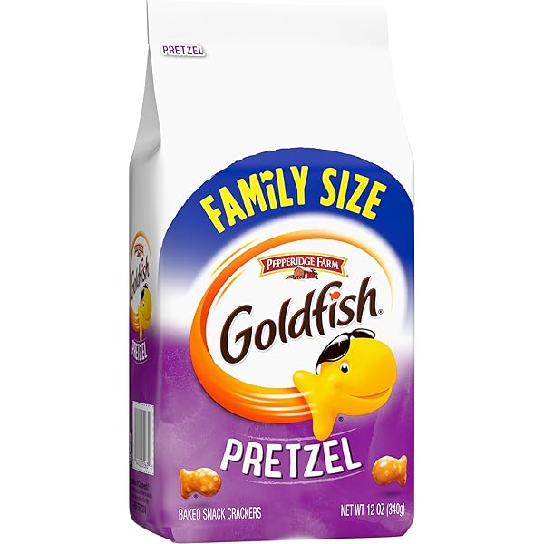 GOLDFISH PRETZEL CRACKERS, 12 OZ BAG