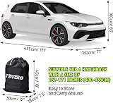 Favoto Hatchback Car Cover Universal Fit 157-171in Right Zip Waterproof view 2