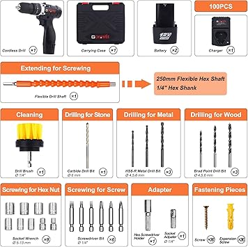 GOXAWEE G5055 Power Drills product image 2