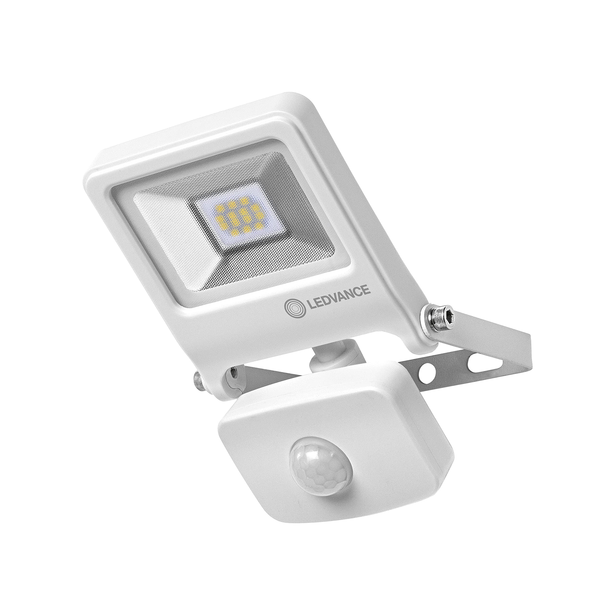 Floodlight LED: for wall, ENDURA© FLOOD Sensor Warm White / 10 W, 220…240 V, beam angle [calc.]: 120°, Warm White, 3000 K, body material [calc.]: aluminum, /, 1-pack