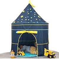 Kids Play Tent Kids Teepee Tent Princess Castle Play Tent Children Playhouse with Bonus LED Star Lights for Indoor Outdoor Po