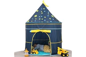 Kids Play Tent Kids Teepee Tent Princess Castle Play Tent Children Playhouse with Bonus LED Star Lights for Indoor Outdoor Po