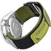 Ritche Christmas Gift Nylon Sport Watch Band for men women Quick Release 20MM 22MM Replacement Watch Strap Compatible with Timex Expedition watch Black/Navy Blue/Crimson Red/Pumpkin Orange/Army Green, White Elephant Gifts, Stocking Stuffers For Men