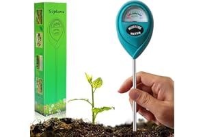 Suplong Soil Moisture Sensor Meter, Moisture Meter for Plants, Plant Water Meter, Plant Moisture Meter for Garden, Farm, Lawn