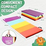 PhysKcal 5-Panel Folding Gymnastics Tumbling Mat 195cm 75cm 2.8cm view 5