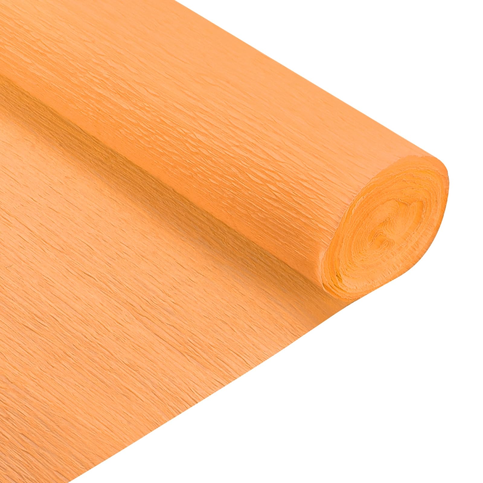 Photo 1 of MECCANIXITY Crepe Paper Roll 5 ft Long 20 Inch Wide for Wedding Ceremony Various Large Festivals Decoration, Orange