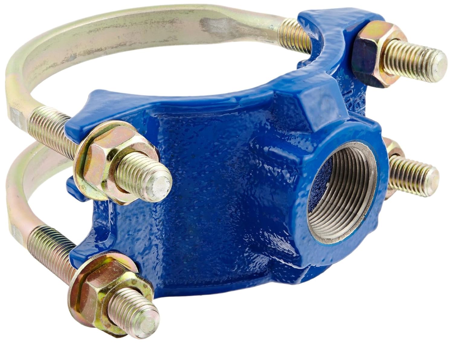 SmithBlair Ductile Iron Saddle Clamp, Double Bale, 3" Pipe Size, 3/4