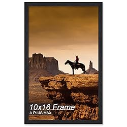 A PLUS MAX 10x16 Picture Frame, Black Engineered