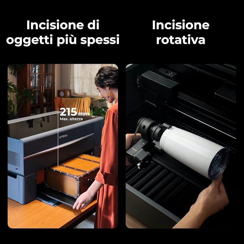 P2S 55W Incisione Laser CO2, Taglio laser da tavolo intelligente