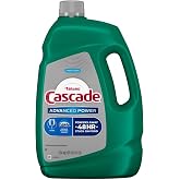 Cascade Advanced Power Dishwasher Detergent Gel, Fresh Scent, Dishwashing Detergent with Dawn Grease Fighting Power, 125 oz Plastic Bottle