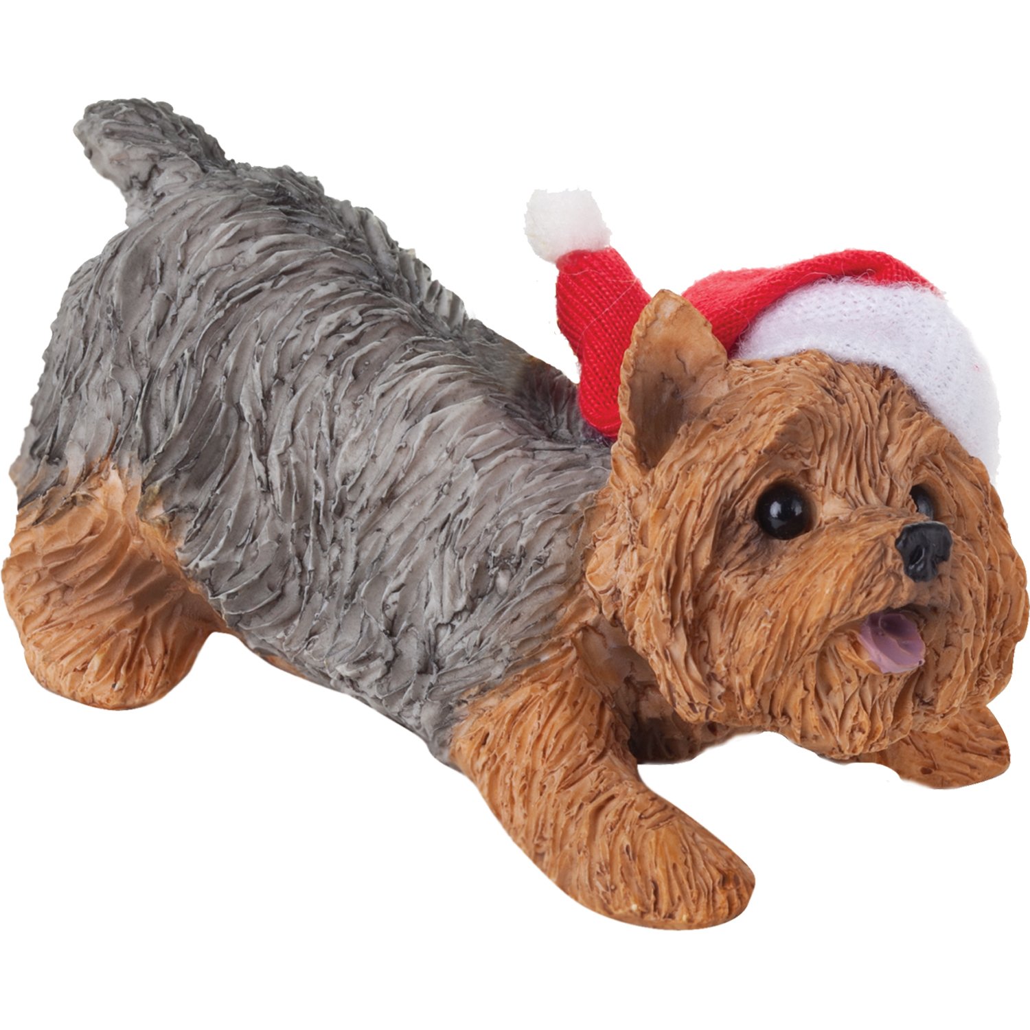 Sandicast Christmas Ornament, Resin, Yorkshire Terrier (Crouching) — image 1