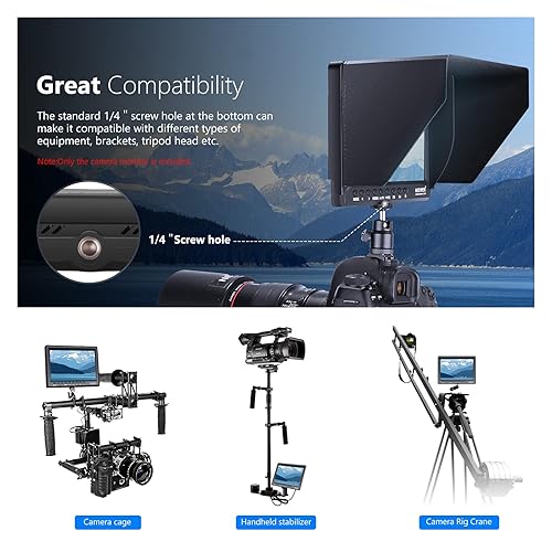 NEEWER F100 Inch Camera Field Monitor HD Video Assist Slim IPS