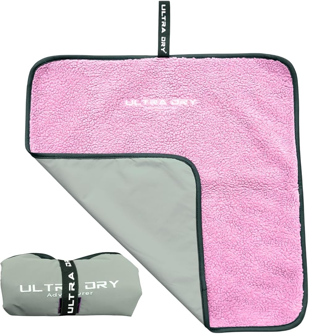 Ultra Dry Adventurer Change Mat Outdoor 60x60cm Pink Gray Water-Resistant