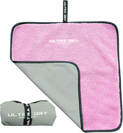 Ultra Dry Adventurer Change Mat Outdoor 60x60cm Pink Gray Water-Resistant