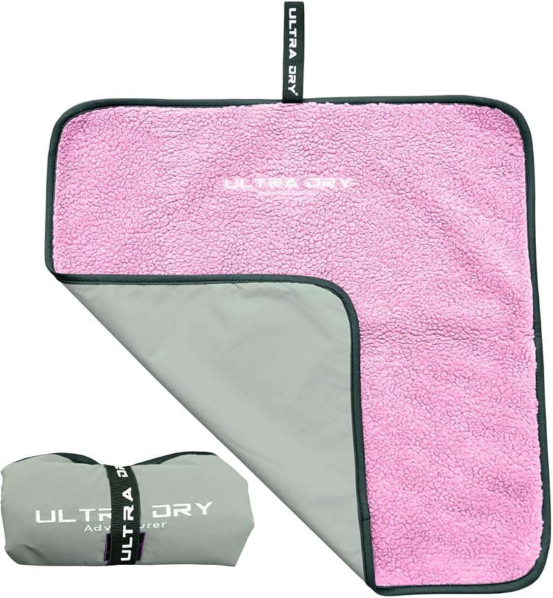 Ultra Dry Adventurer Change Mat Outdoor 60x60cm Pink Gray Water-Resistant