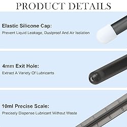 [2Pack+Storage Bag] Lube Applicator Syringe with