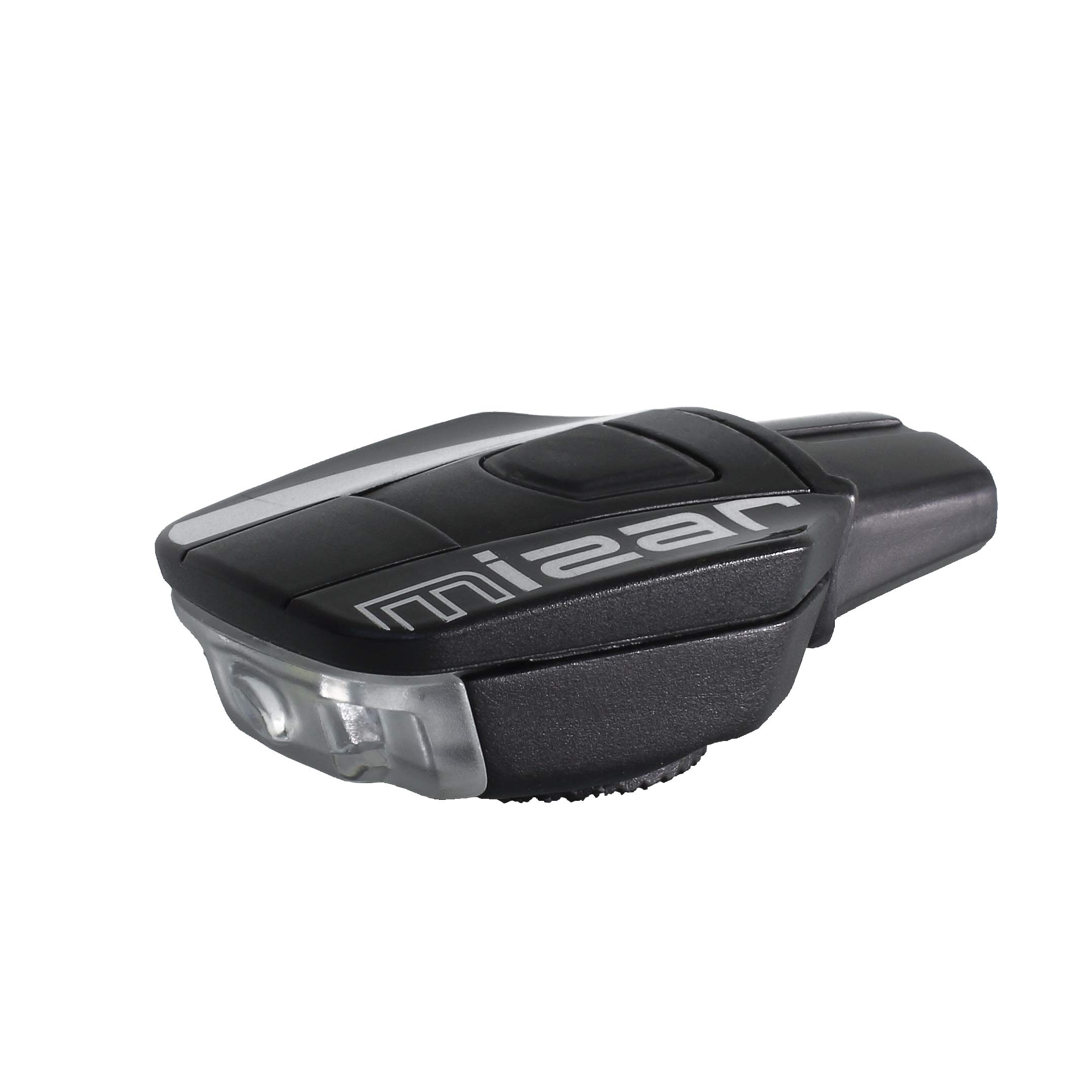 Moon Light the Way You Ride On Mizar 40 Lumens IPX4 Rechargeable Handlebar Mounted Front Cycle Light, Built-in Battery, Max Runtime 70 Hours, Black