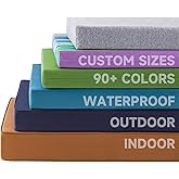 BayHomes Custom Bench Cushion for Indoor/Outdoor Patio Furniture/Window Seat Cushions.Premium 75D High-Resilience Foam(Custom
