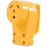 Camco 55343 30 AMP Female Replacement Receptacle , Yellow