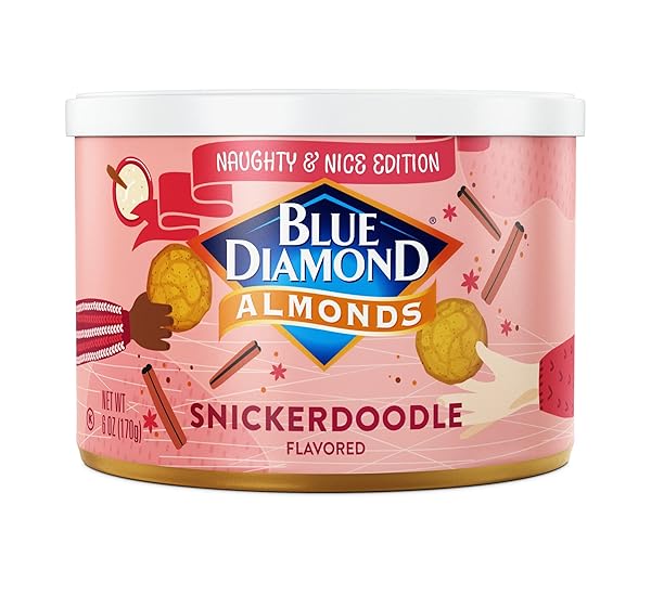BLUE DIAMOND ALMONDS, SNICKERDOODLE HOLIDAY SNACK NUTS, 6...