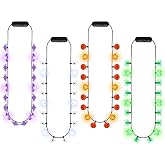 4PCS Halloween Necklace, Light up Accessories for Trick or Treat Adventure | 31.4