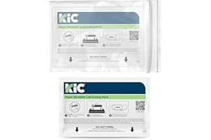 KIC> KICTeam - Paper Shredder Lubricating Packs, Synthetic Lubricating Formula Sheets (12 Pack) for Strip-Cut, Cross-Cut & Micro-Cut Paper Shredder Machines - Made in USA