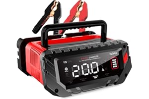 Chargeur de batterie au lithium de 20 A, 12 V et 24 V Lifepo4, plomb-acide (AGM/Gel/SLA..) Chargeur de batterie portable de v