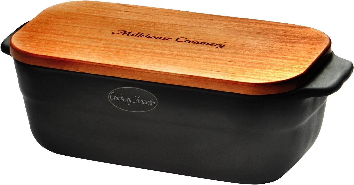 Milkhouse Cranberry Amaretto Loaf Crock Candle