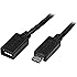 StarTech.com 0.5m 20" Micro USB Male to Micro USB Female Cable (USBUBEXT50CM)