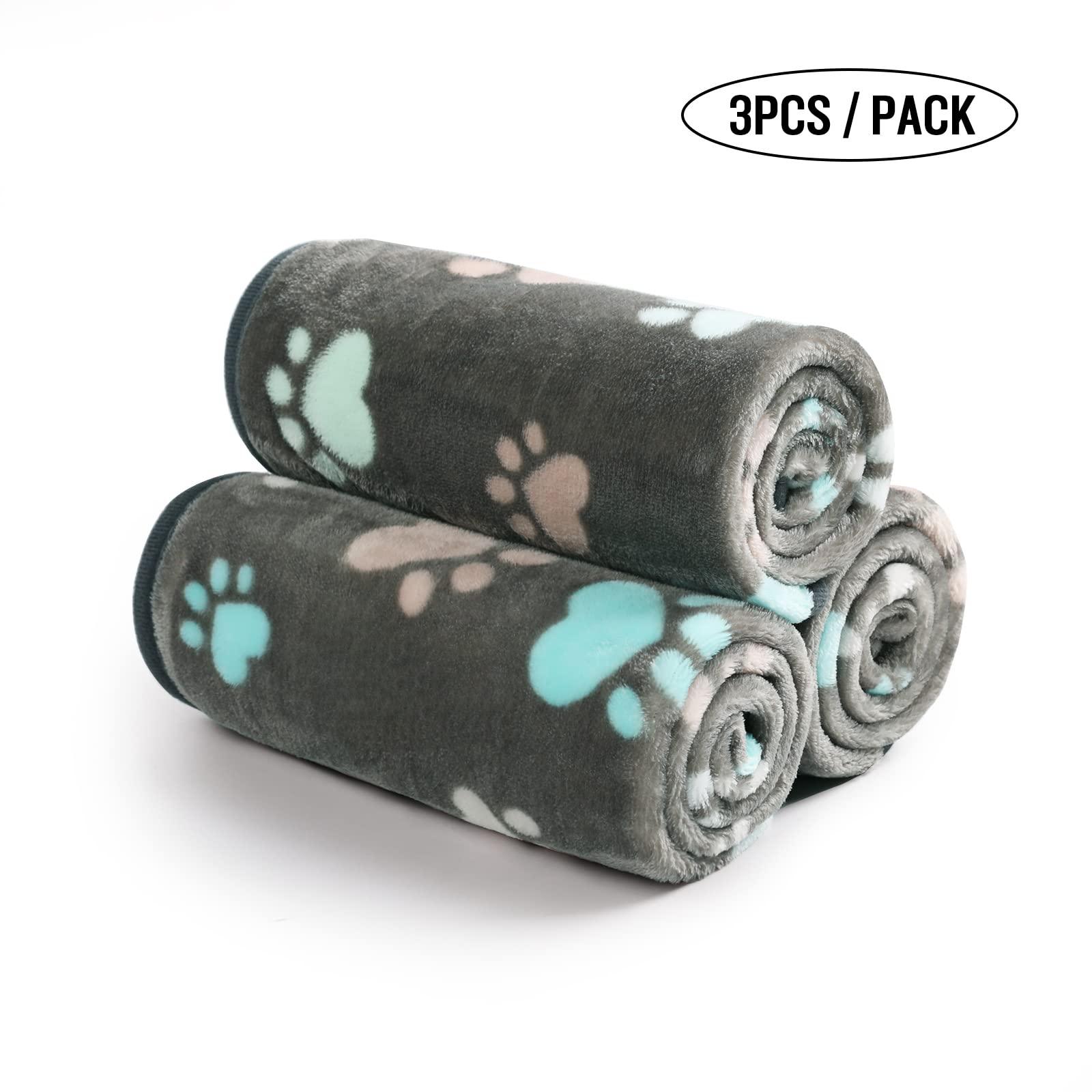 luciphia Hundedecke Katzendecke,1 Pack 3 Decken Super Weich Kuscheldecke 5