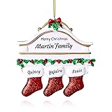 witfox Personalized Family Christmas Ornaments 2023