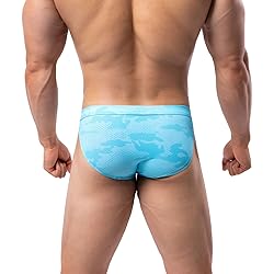 Summer Code Mens Bikini Briefs Low Rise Bulge Pouch