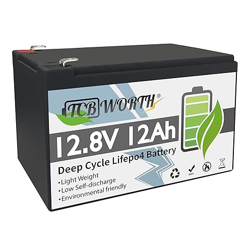 TCBWORTH 12V Lithium Battery 100Ah Mini, Rechargeabel Deep - View #7
