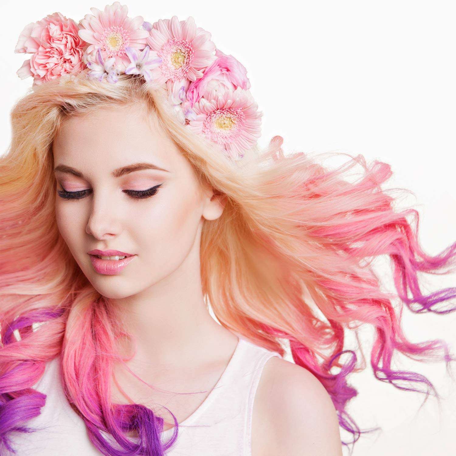 Hair Coloring Kit, Include 12 Pieces Disposable Hair Highlight Cap Tipping Cap Hair Coloring Highlight Dye Cap with 2 Metal Hooks, 3 Dye Brush and 20 Pairs Dye Gloves for Salon Home (Blue) : Beauty