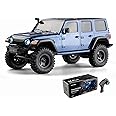 FCXㅤ 1/18 Thunder Storm RC Crawler, 4X4 Off Road RC Rock Crawler,Waterproof All Terrain RC Cars for Adults, RTR (Blue)
