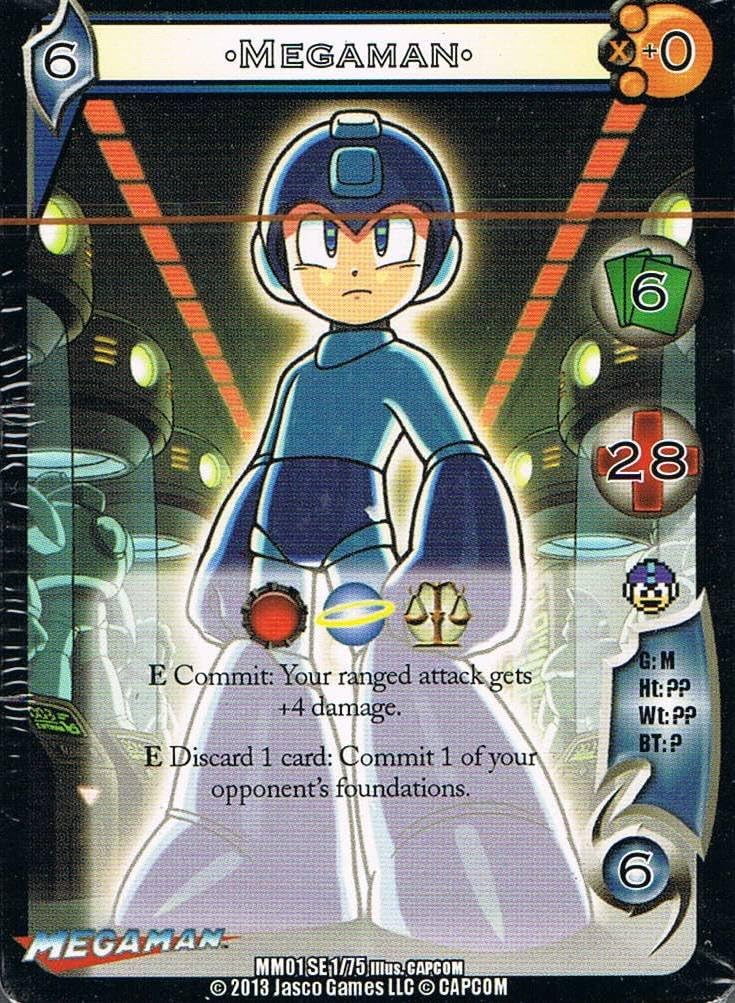 Amazon Com Ufs Megaman Srs 1 30 Card Megaman Promo Deck Toys Games