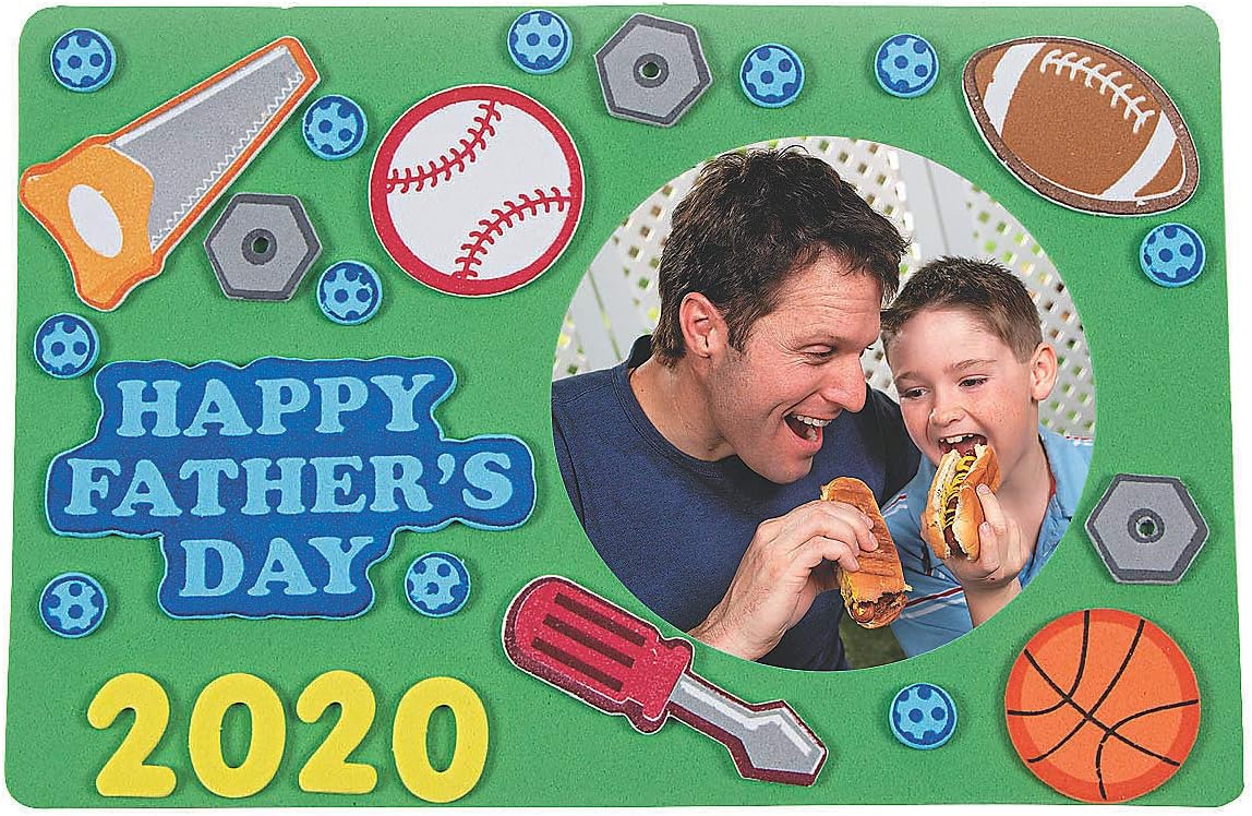 father's day picture frame craft