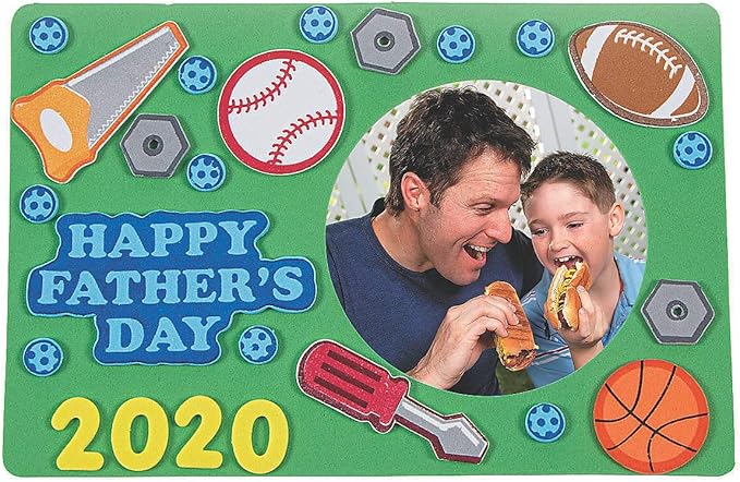 fathers day picture frame craft